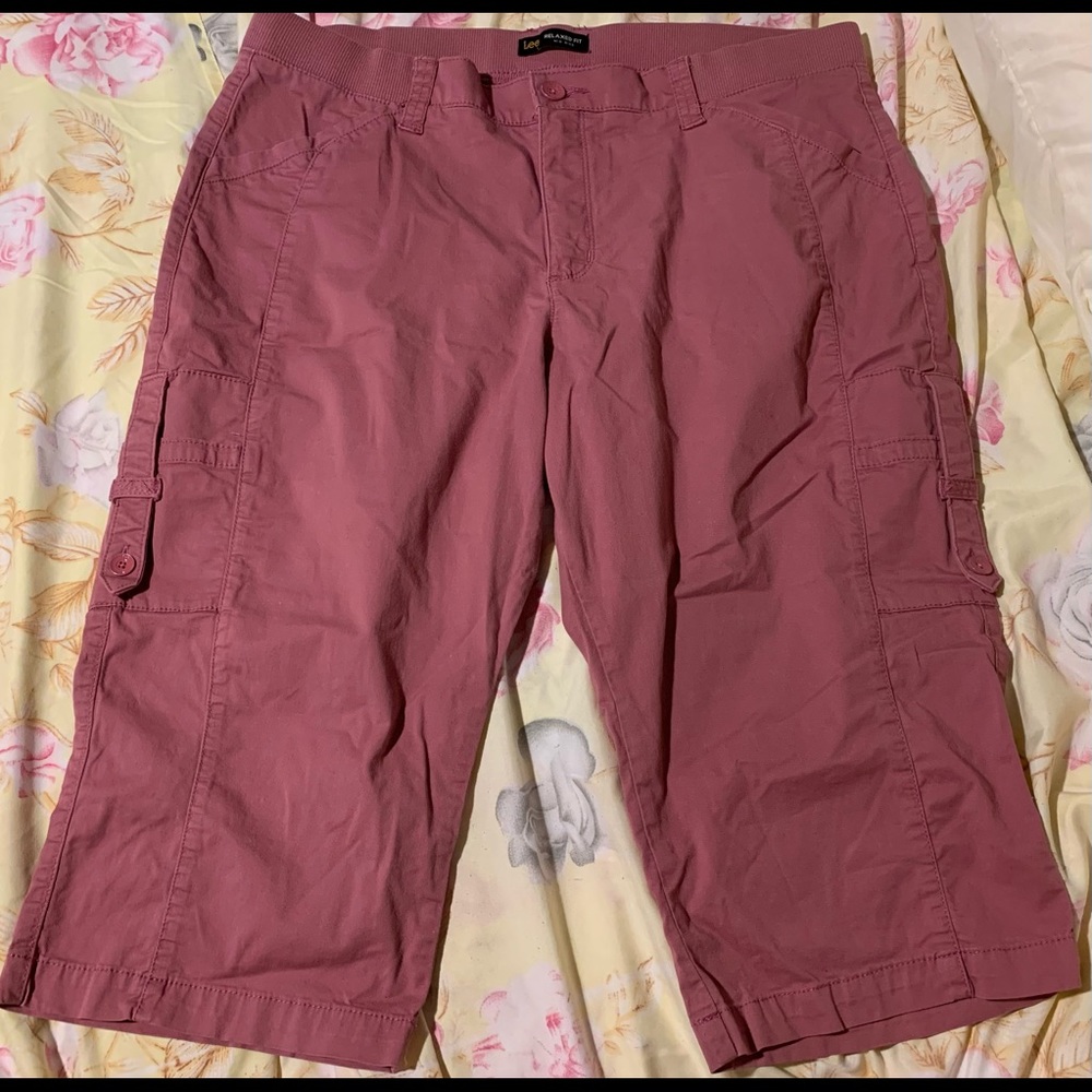 Like new red Bermuda.